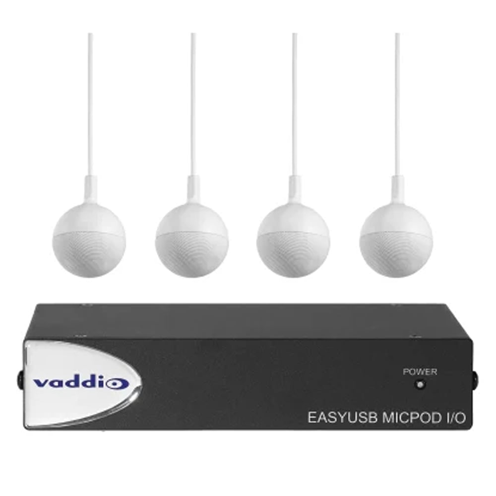 VADDIO 999-88100-000 Easyusb Micpod I/O W/Four C-Mics N/A
