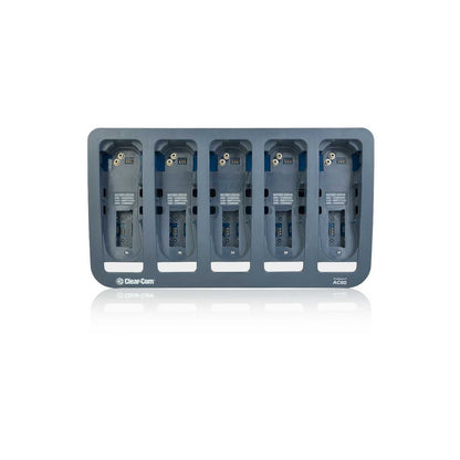 Clear-Com AC60 5-Way Drop-In Battery/Beltpack Charger