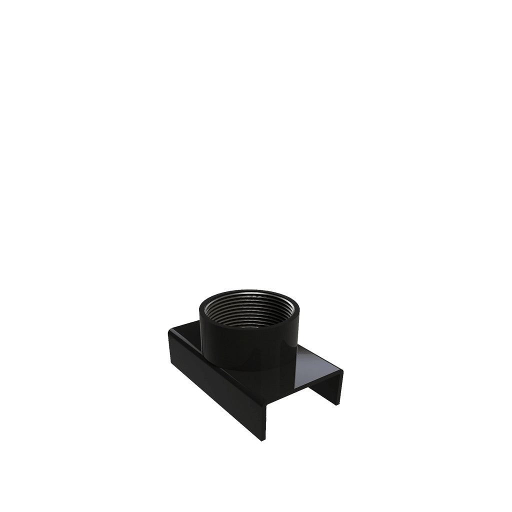 Danley BRKT-ADPT-SML-B Pipe Adaptor For U-Bracket Mounting | Black | Small