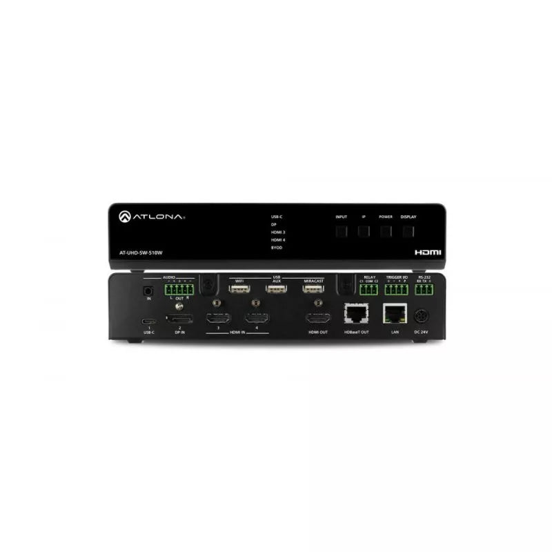 Atlona AT-UHD-SW-510W 5-Input Switcher w/Wireless Pr