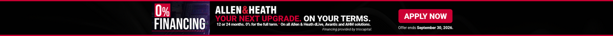 Allen & Heath 0% Financing