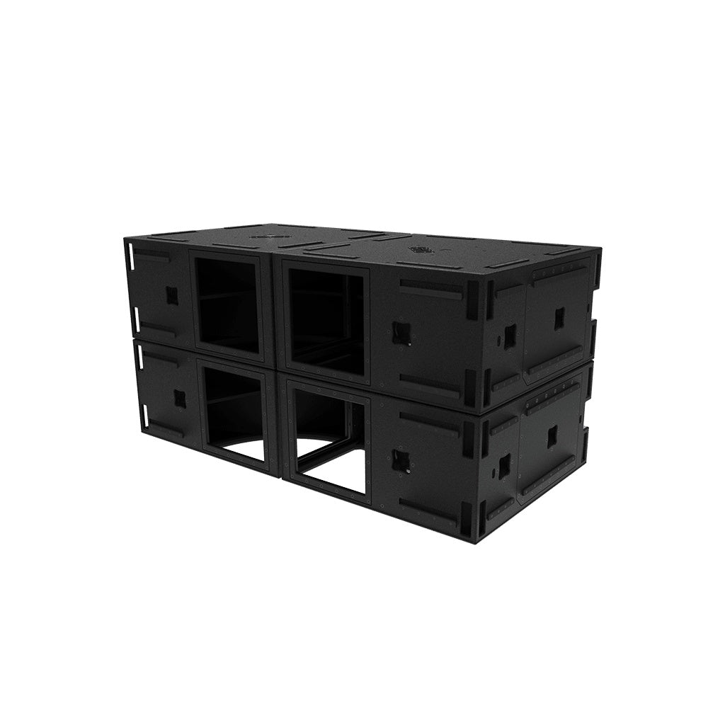 Danley BC215-T-B Compact Dual 15" Subwoofer For Clusters | Touring Version | Black