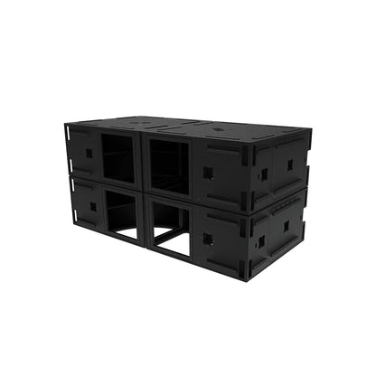 Danley BC215-I-EW-B Compact Dual 15" Subwoofer For Clusters | Install Version | Black