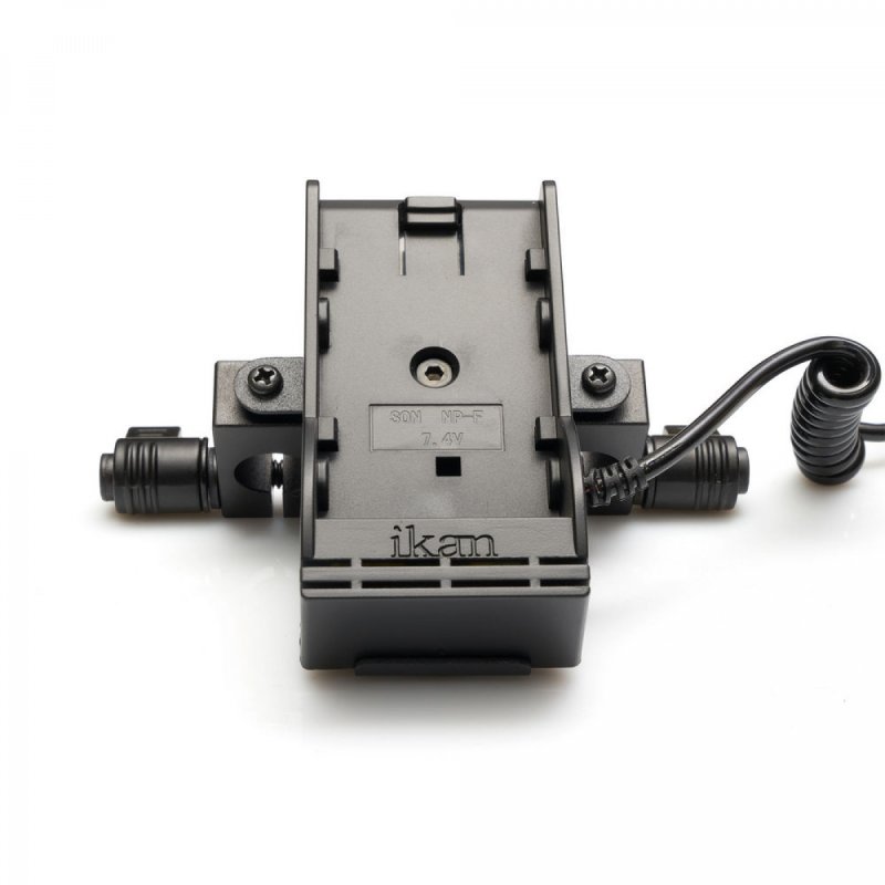 IKAN BMPCC4K6K-PWR-2RD-S Blackmagic BMPCC 4K & 6K Dual Rod Mount DV Pow
