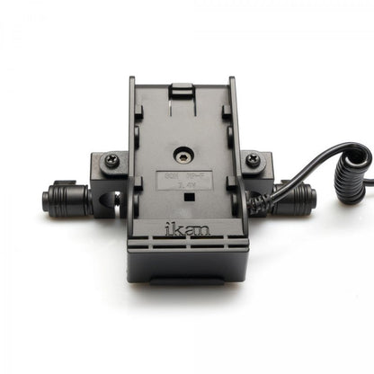 IKAN BMPCC4K6K-PWR-2RD-S Blackmagic BMPCC 4K & 6K Dual Rod Mount DV Pow