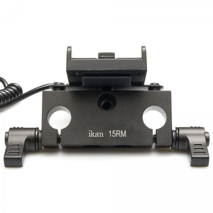 IKAN BMPCC4K6K-PWR-2RD-S Blackmagic BMPCC 4K & 6K Dual Rod Mount DV Pow