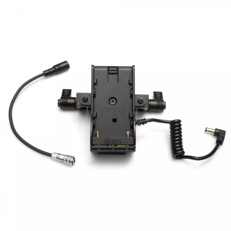 IKAN BMPCC4K6K-PWR-2RD-S Blackmagic BMPCC 4K & 6K Dual Rod Mount DV Pow