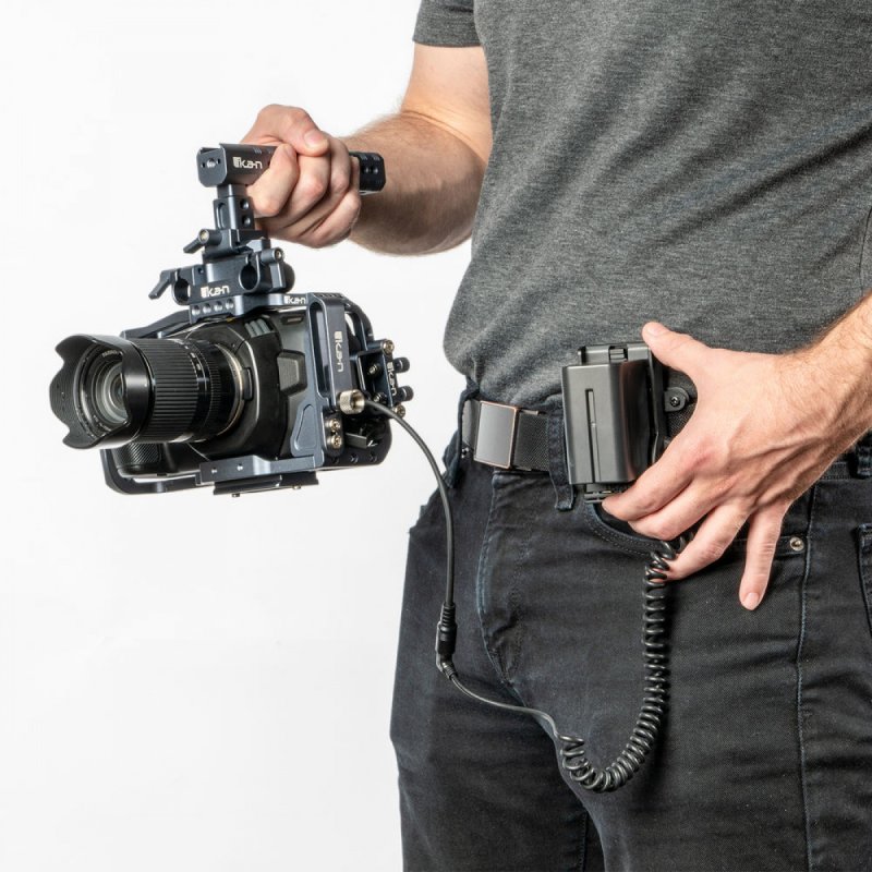 IKAN BMPCC4K6K-PWR-BC-S Blackmagic BMPCC 4K & 6K Cinema Belt Clip DV P