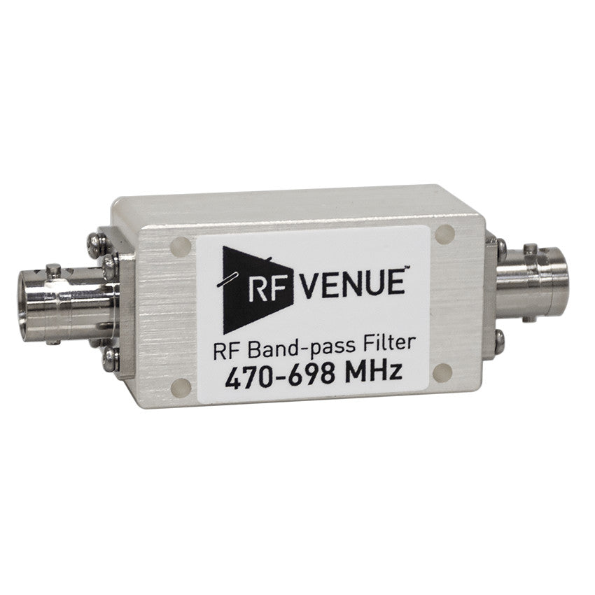 RF Venue Band-Pass Filter: 470 - 698 MHz