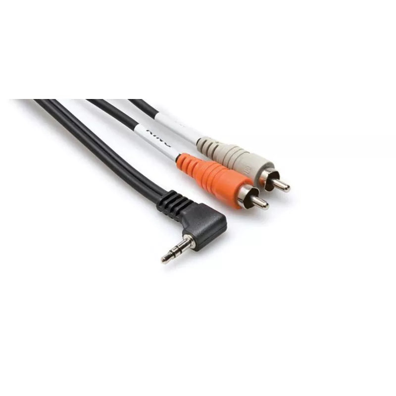 Hosa CMR-206R Y CABLE 3.5MM TRS RA - RCA 6FT