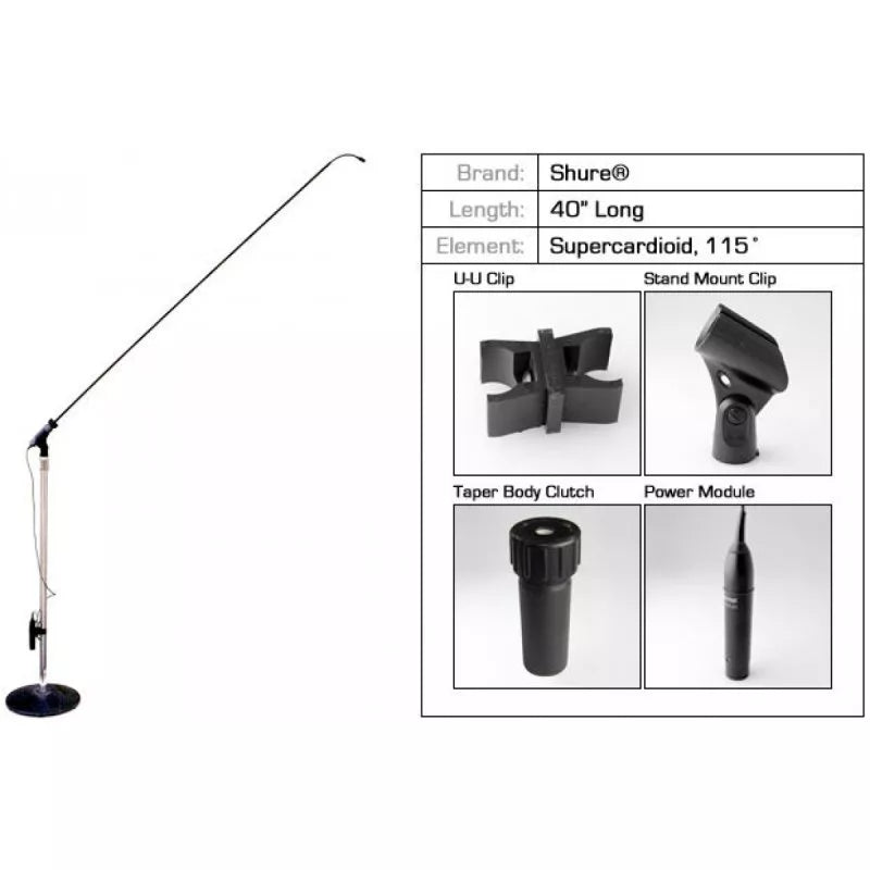 Ace Backstage CSM-41SC CSM - 3.5' SHURE SUPERCARDIOID