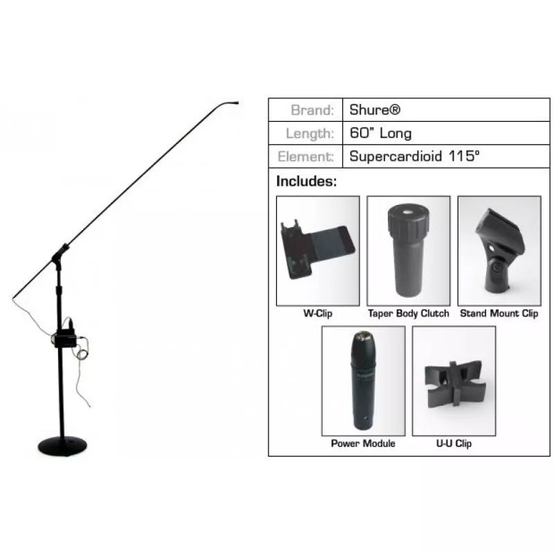 Ace Backstage CSM-61CW CSM - 5' Shure Cardioid for u