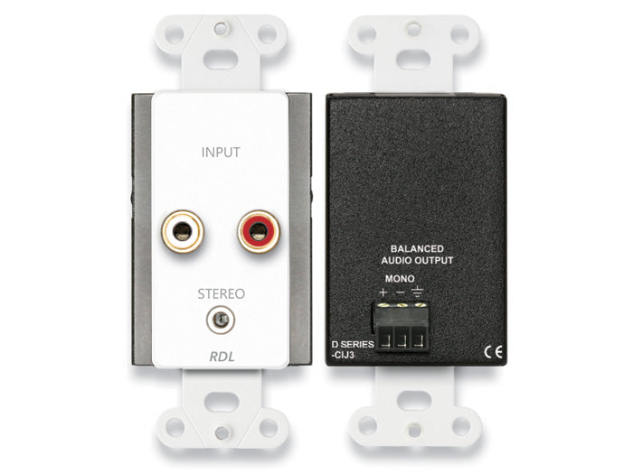RDL D-CIJ3 Consumer Input Jacks - Mono