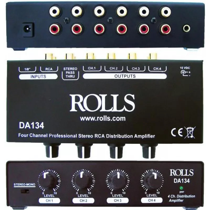 Rolls DA134 4 ch RCA Distribution Amp