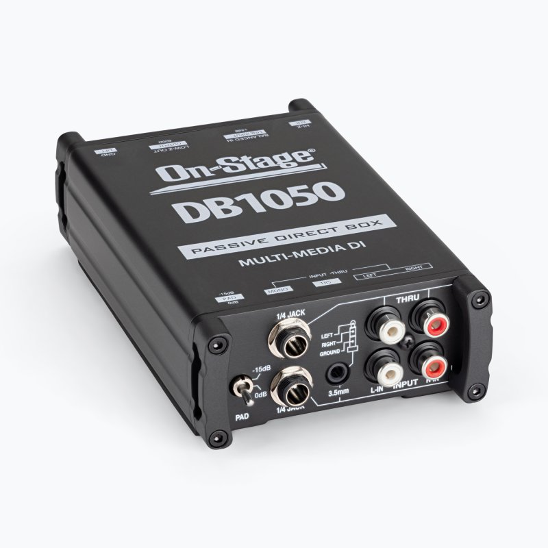 On-Stage TMP-DB1050 Passive Multimedia DI Box