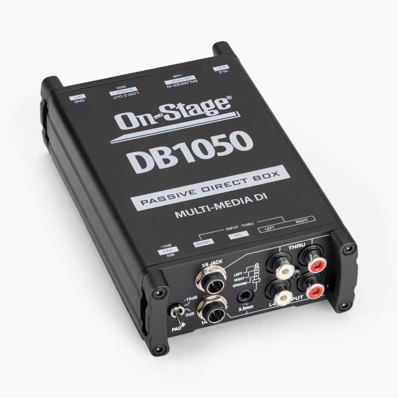 On-Stage TMP-DB1050 Passive Multimedia DI Box