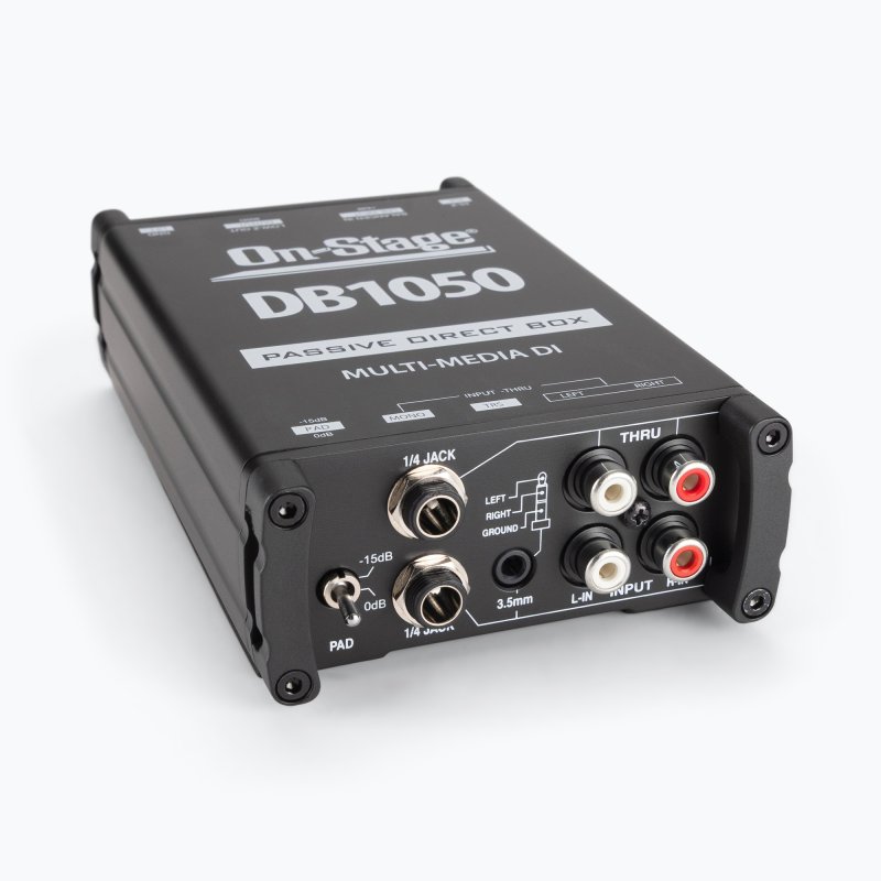 On-Stage TMP-DB1050 Passive Multimedia DI Box
