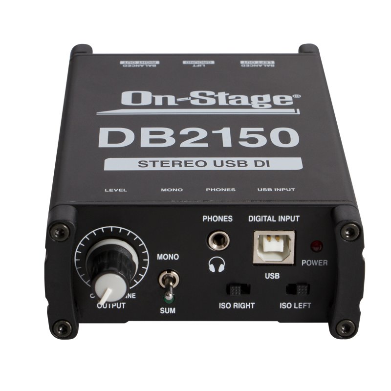 On-Stage TMP-DB2150 Passive USB DI Box