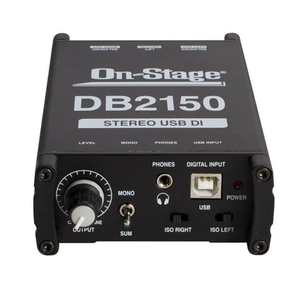 On-Stage TMP-DB2150 Passive USB DI Box
