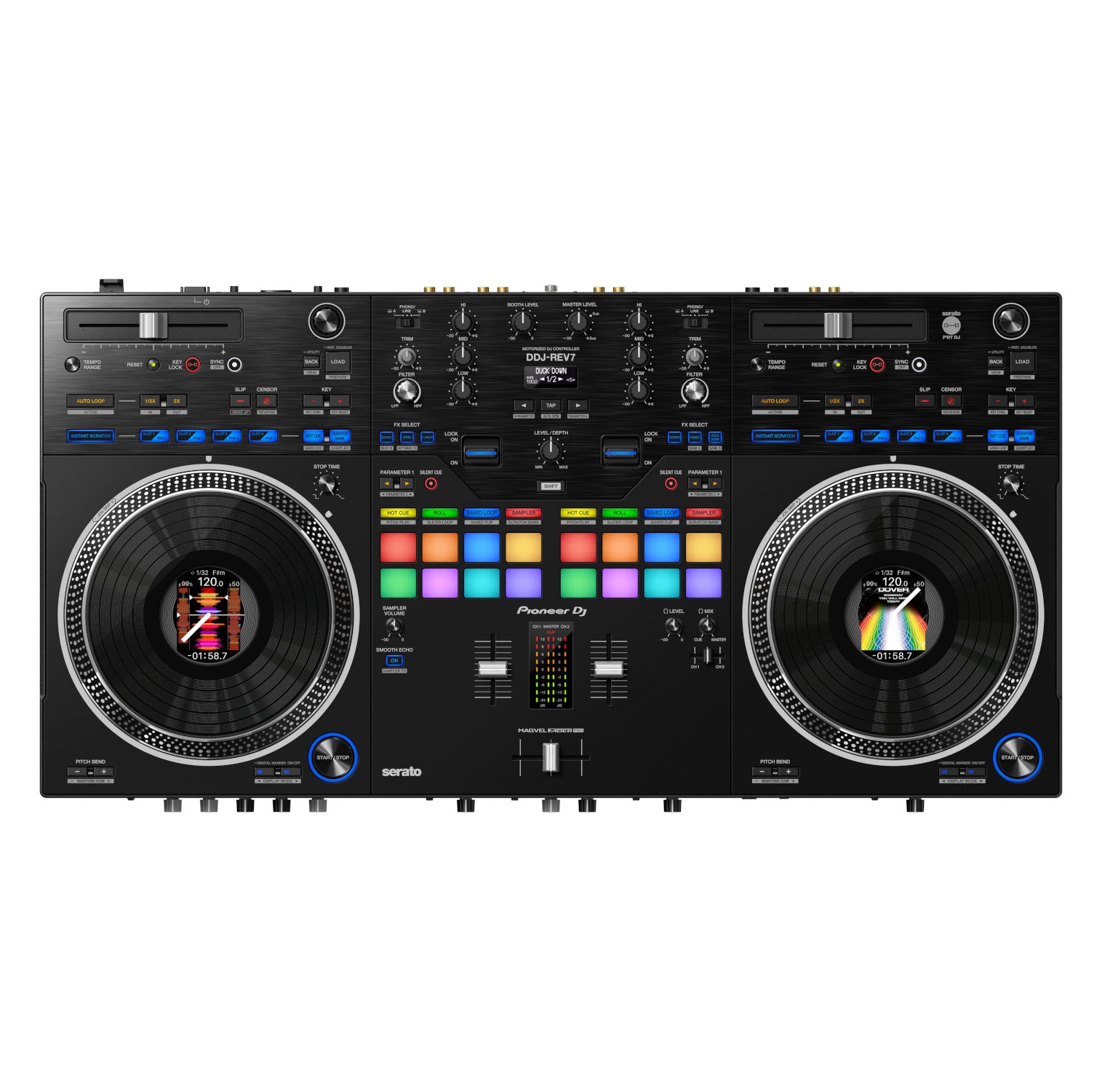 Pioneer DJ DDJ-REV7 DJ Controller top