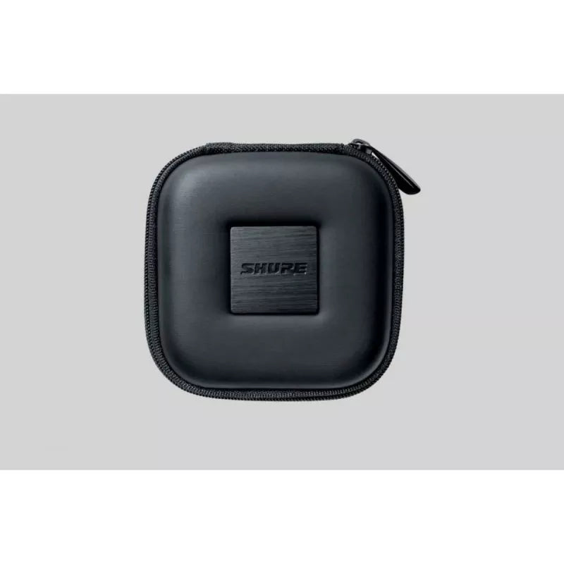 Shure EASQRZIPCASE-BLK Square Zipper Earphone Pouch-B