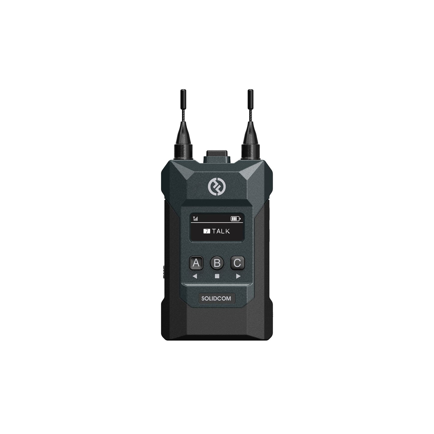 HOLLYLAND HL-Solidcom M1 Pro-8B Full-Duplex ENC Wireless Intercom System (8 Beltpacks and Single-Ear Headsets)