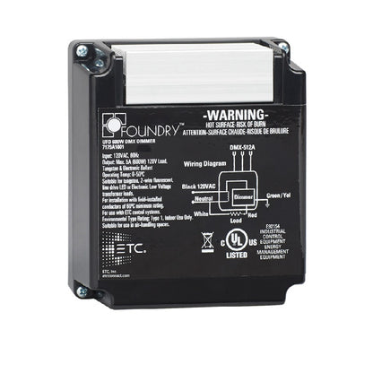 ETC UFD Unison 600W 120V DMX Dimmer Junction Box Mount