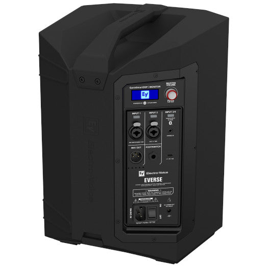 Electro-Voice EVERSE 8 8-Inch Powered Speaker - Black back top