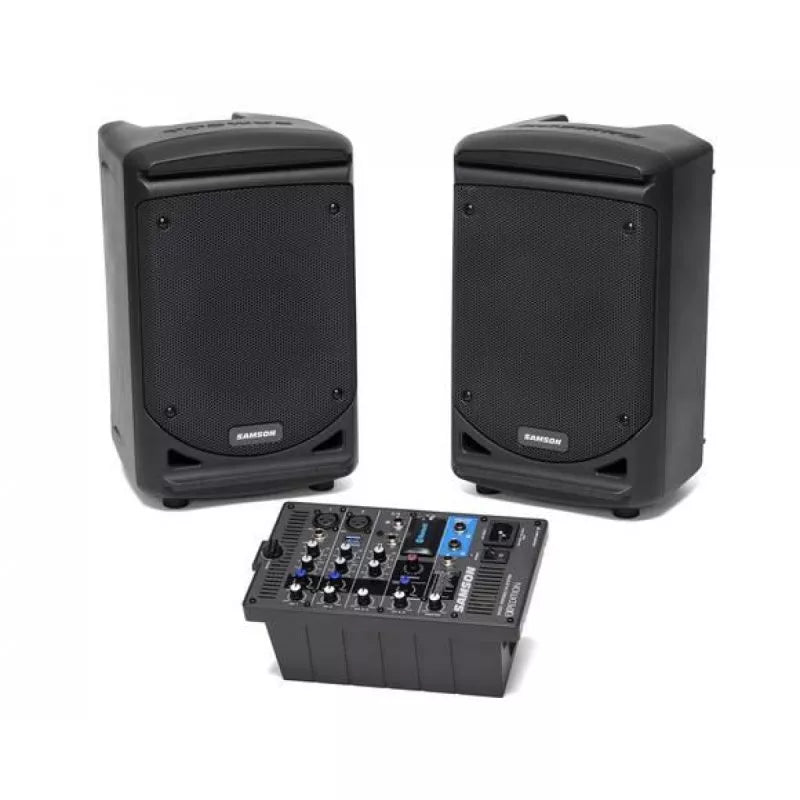 Samson EXPEDITION XP300 Portable PA -Stereo 6" 2-way Monitors with re