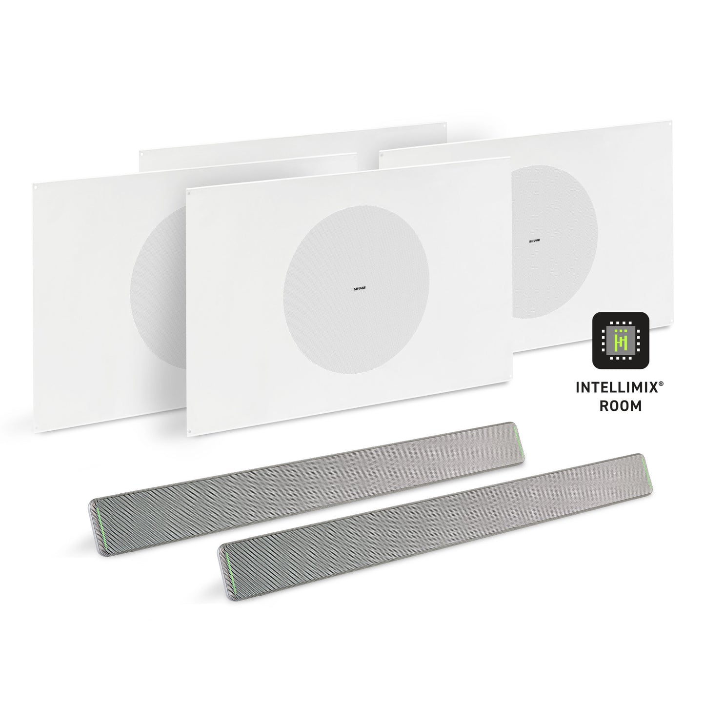 Shure Microflex Ecosystem 712L AV Conferencing Bundle aluminum