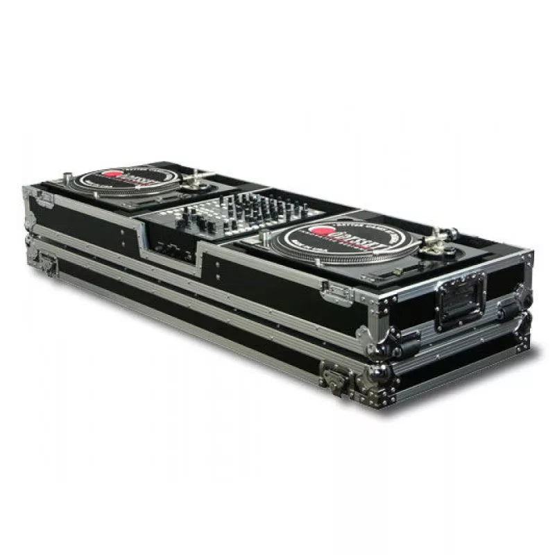 Odyssey FZDJ12W HOLDS A 12in DJ MIXER & 2 TURN
