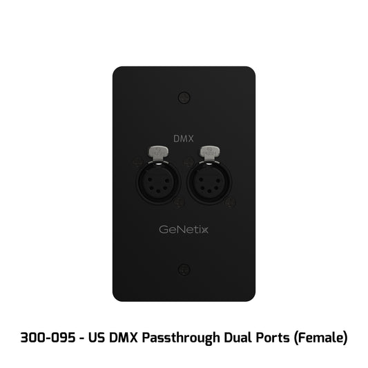ChamSys GeNetix DMX Passthrough Wall Plate for US Box