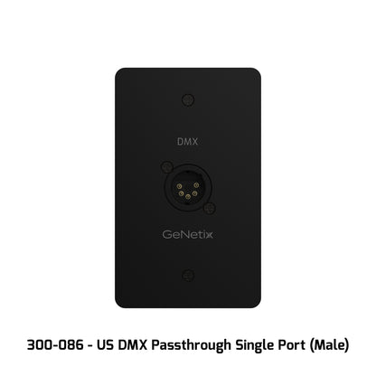 ChamSys GeNetix DMX Passthrough Wall Plate for US Box
