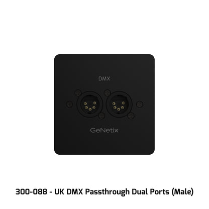 ChamSys GeNetix DMX Passthrough Wall Plate for US Box