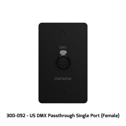 ChamSys GeNetix DMX Passthrough Wall Plate for US Box