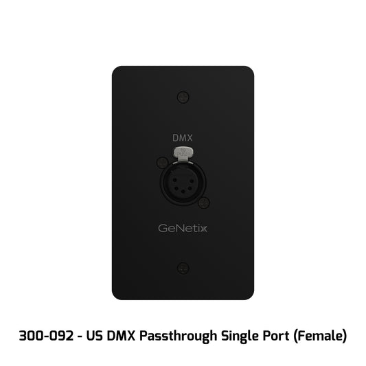 ChamSys GeNetix DMX Passthrough Wall Plate for US Box