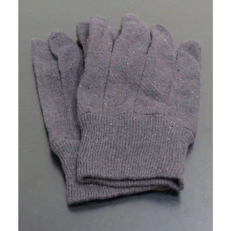 ClearSonic GLOVES Large Brown Jersey Gloves
