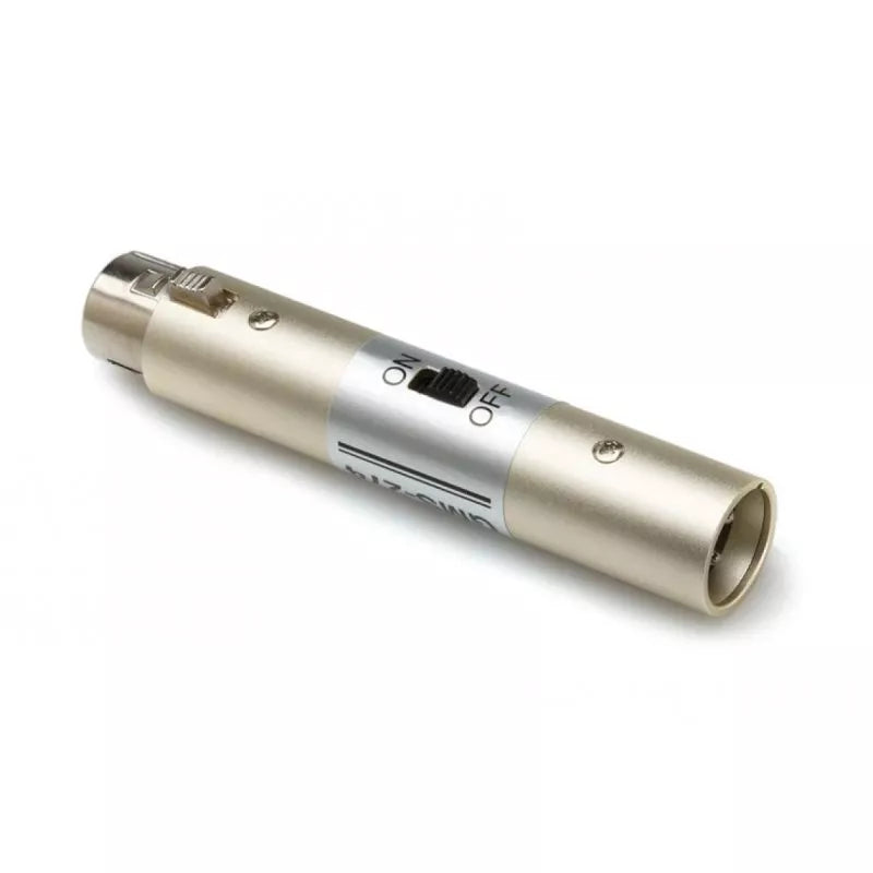 Hosa GMS-274 MIC POWER SWITCH XLR3F to XLR3M