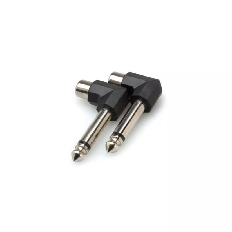 Hosa GPR-123 RA ADAPTOR RCA - 1/4" TS 2PC