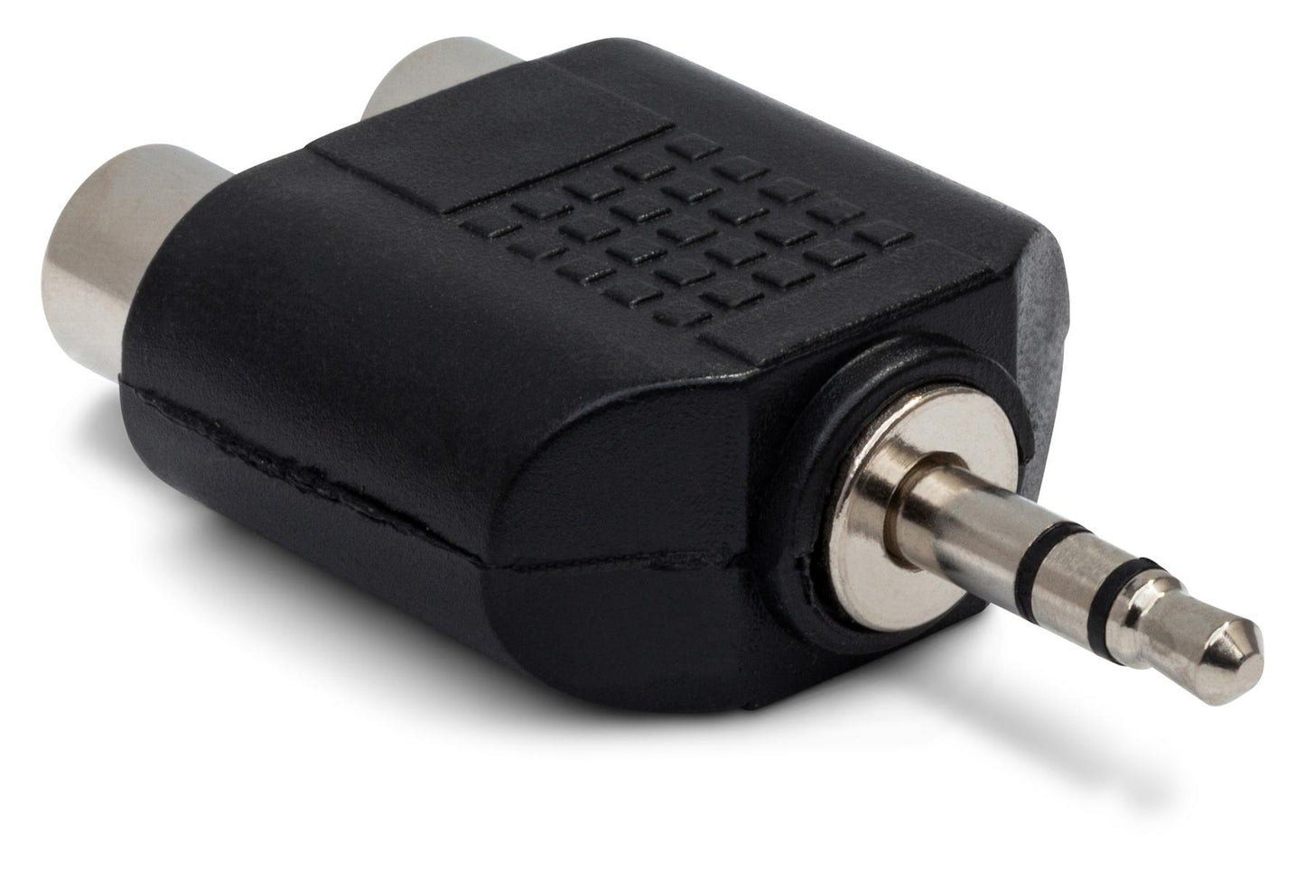 Hosa GRM-193 Adapter, Dual RCA (Female) - 1/8" TRS (Male)