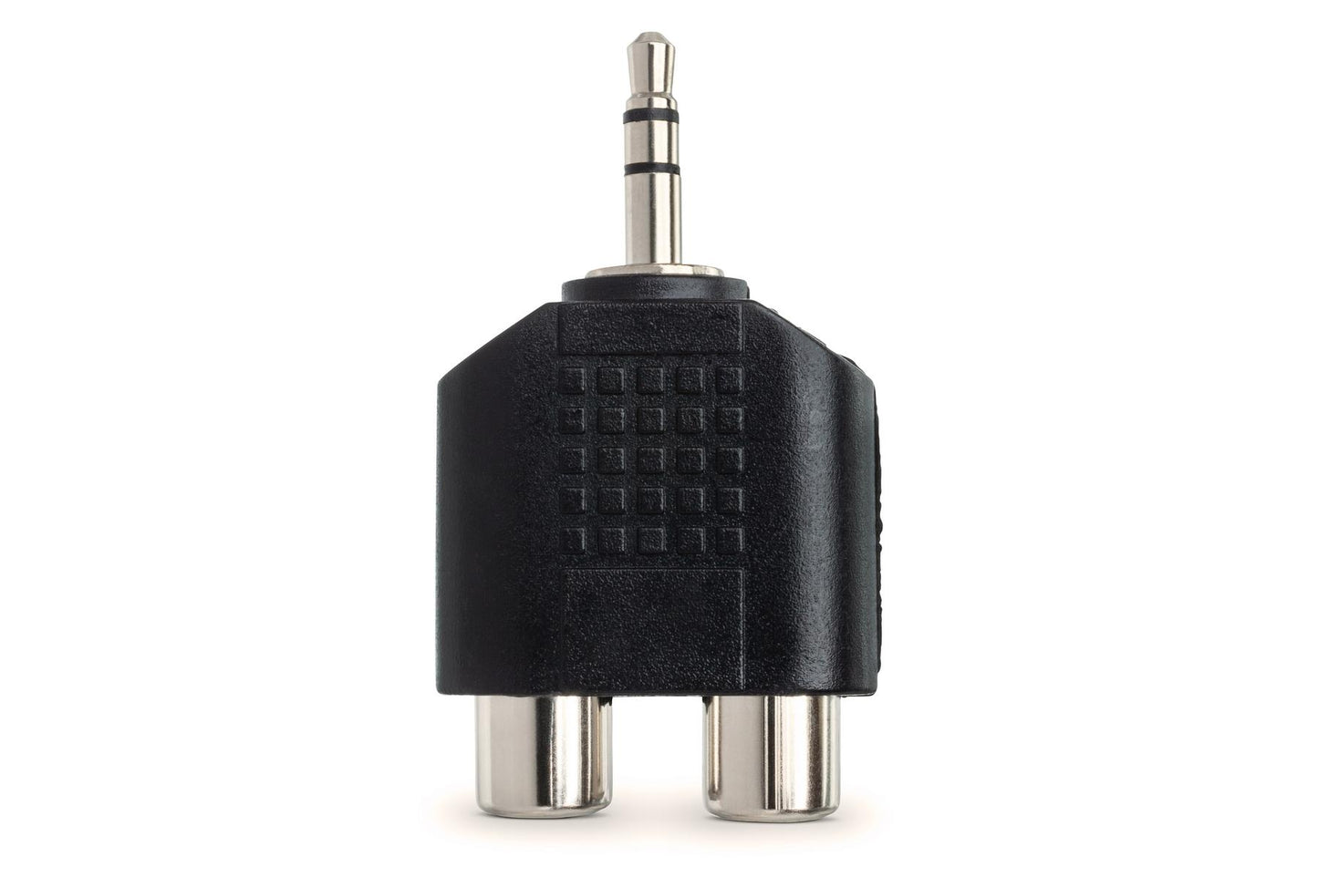 Hosa GRM-193 Adapter, Dual RCA (Female) - 1/8" TRS (Male)