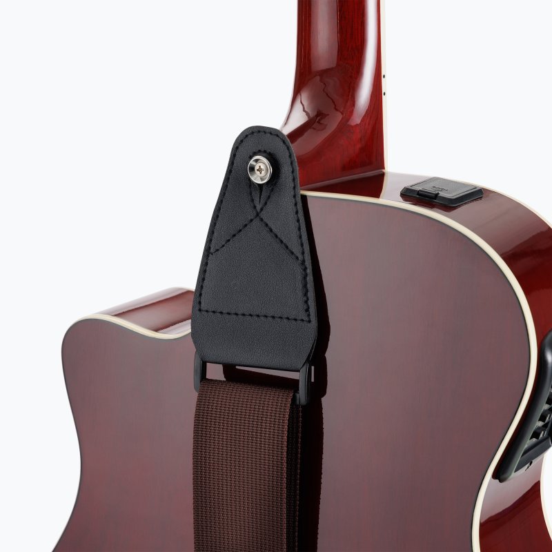On-Stage TMP-GSA10BR Guitar Strap with Leather Ends