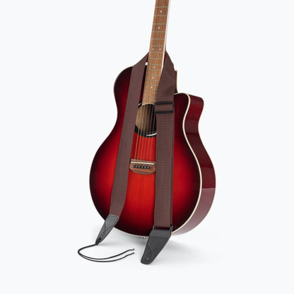 On-Stage TMP-GSA10BR Guitar Strap with Leather Ends