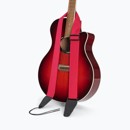 On-Stage TMP-GSA10BU Guitar Strap with Leather Ends