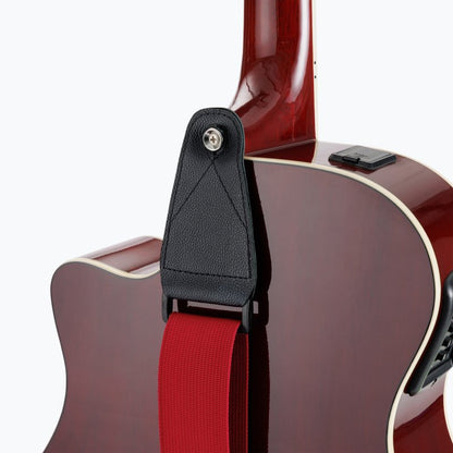 On-Stage TMP-GSA10BU Guitar Strap with Leather Ends