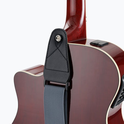On-Stage TMP-GSA10GR Guitar Strap with Leather Ends