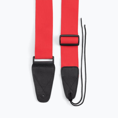 On-Stage TMP-GSA10RD Guitar Strap with Leather Ends