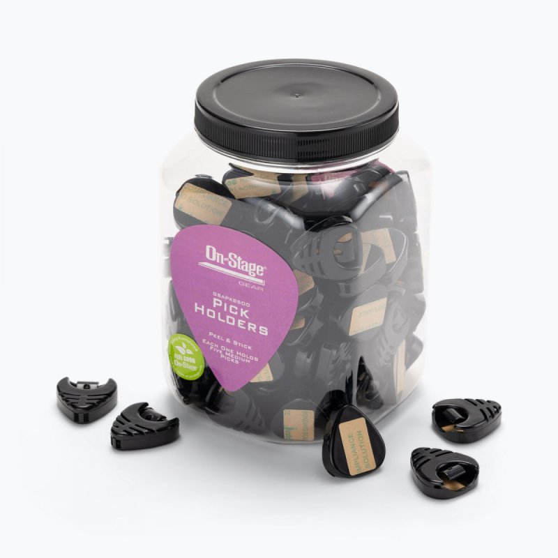 On-Stage TMP-GSAPK6500 Jar of 100 Pick Holders