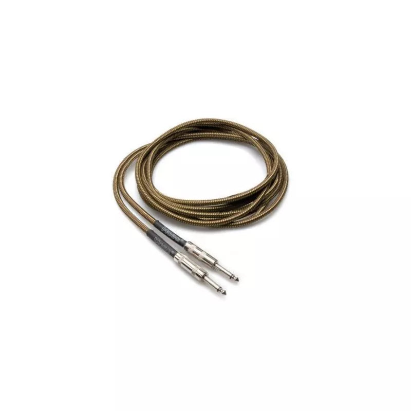 Hosa GTR-518 GUITAR CABLE TWEED ST - ST 18FT