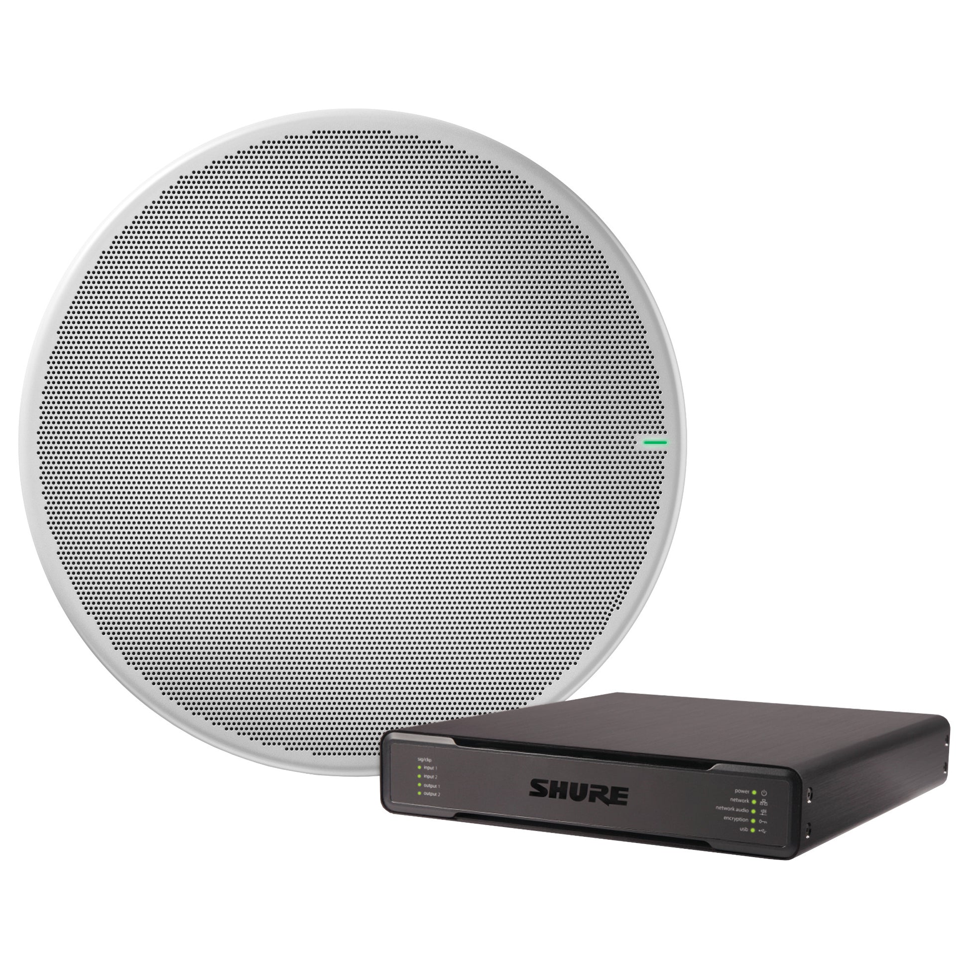 Shure MXA920 + P300-IMX AV Conferencing Bundle aluminum